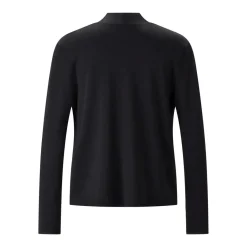 Kimmich Trikot Chasuble aus Viskose-Crêpe schwarz Übergangsjacke