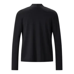Kimmich Trikot Chasuble aus Viskose-Crêpe schwarz Übergangsjacke