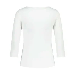 Kimmich Trikot Shirt aus Jersey mit 3/4-Ärmel weiß 3/4-Arm-Shirt