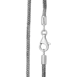 Kuzzoi Halskette Herren Schlangenkette mit Thor's Hammersilber Mittellange Halskette
