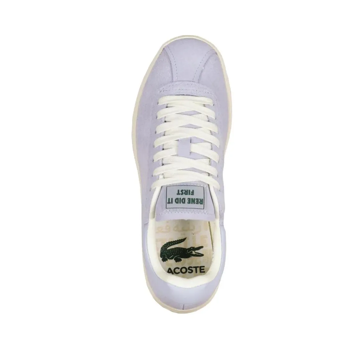 Lacoste Sneaker aus Veloursleder Lila Low-Top-Sneaker