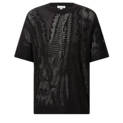 Lacoste T-Shirt mit Rundhalsausschnitt braun T-Shirt