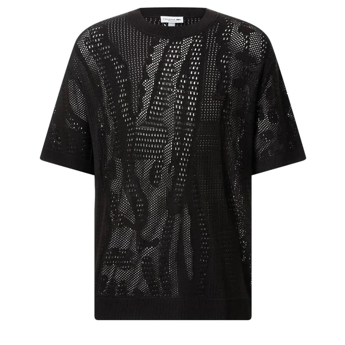 Lacoste T-Shirt mit Rundhalsausschnitt braun T-Shirt