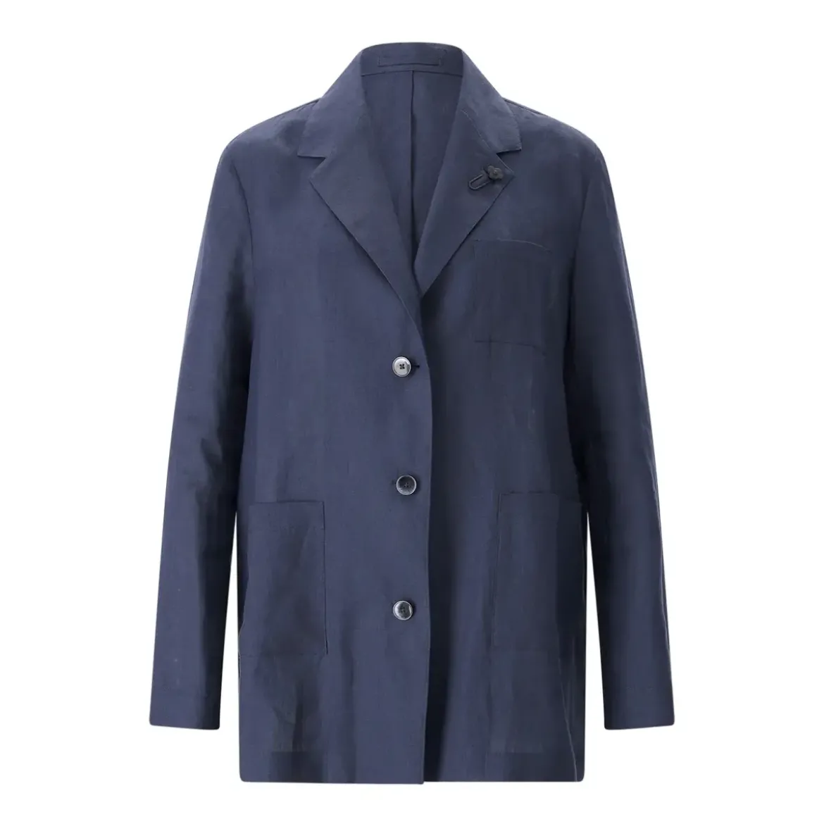 Lardini Blazer aus Leinen blau Blazer