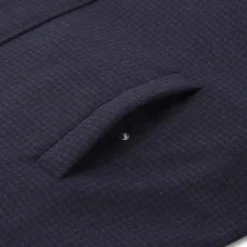 Lardini Daunenjacke mit Wolle & Kaschmir blau Daunenmantel