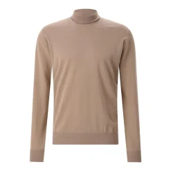 Lardini Rollkragenpullover aus Schurwolle braun Rollkragenpullover