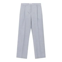 Lardini Stoffhose aus Wolle, Seide & Leinen blau Hosenanzug