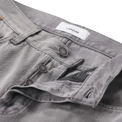 Lardini Straight-Fit Jeans Ione grau Jeans