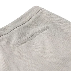 Lardini Weite Stoffhose aus Schurwollmix grau Stoffhose