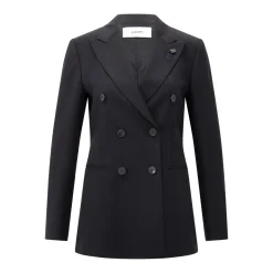 Lardini Zweireihiger Blazer schwarz