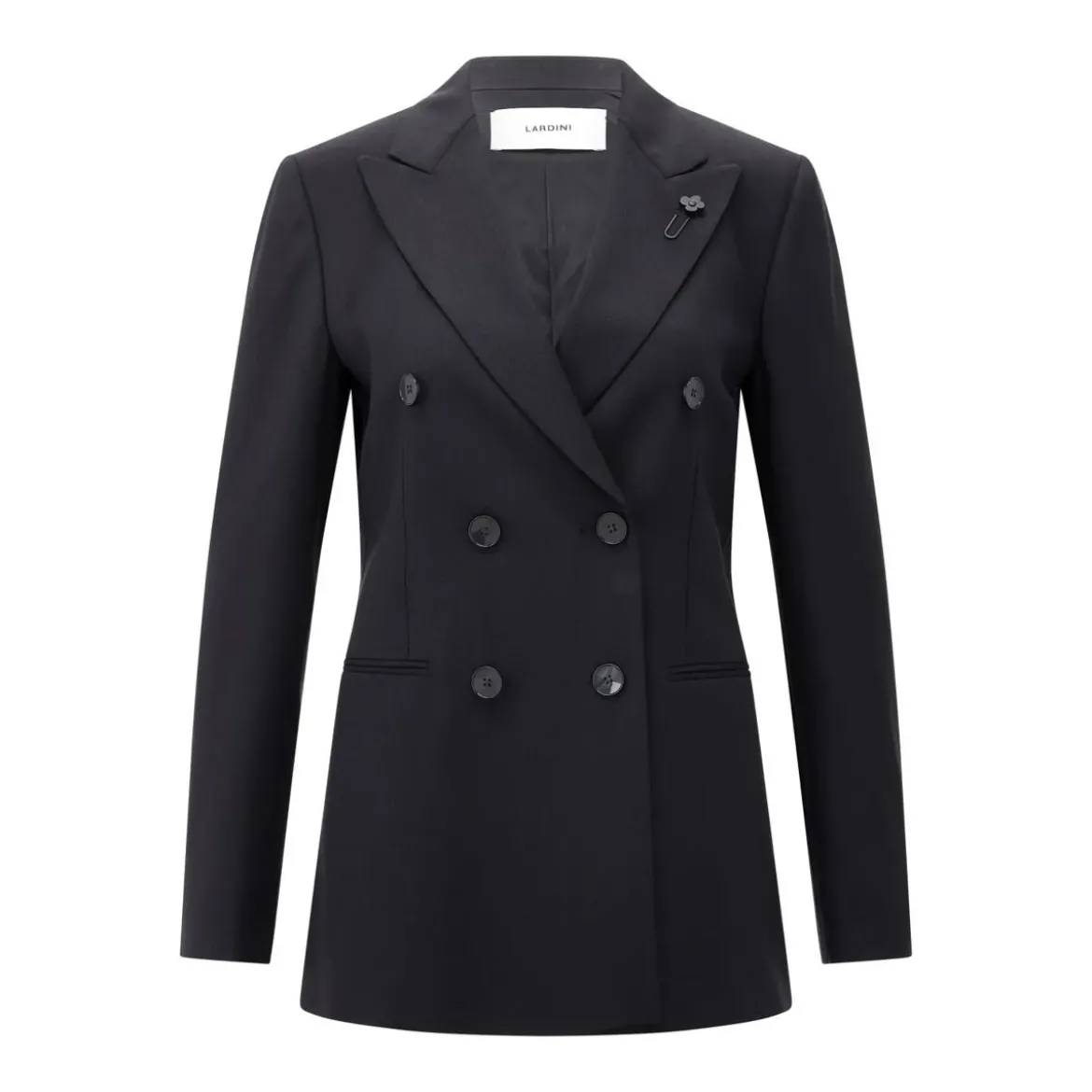 Lardini Zweireihiger Blazer schwarz