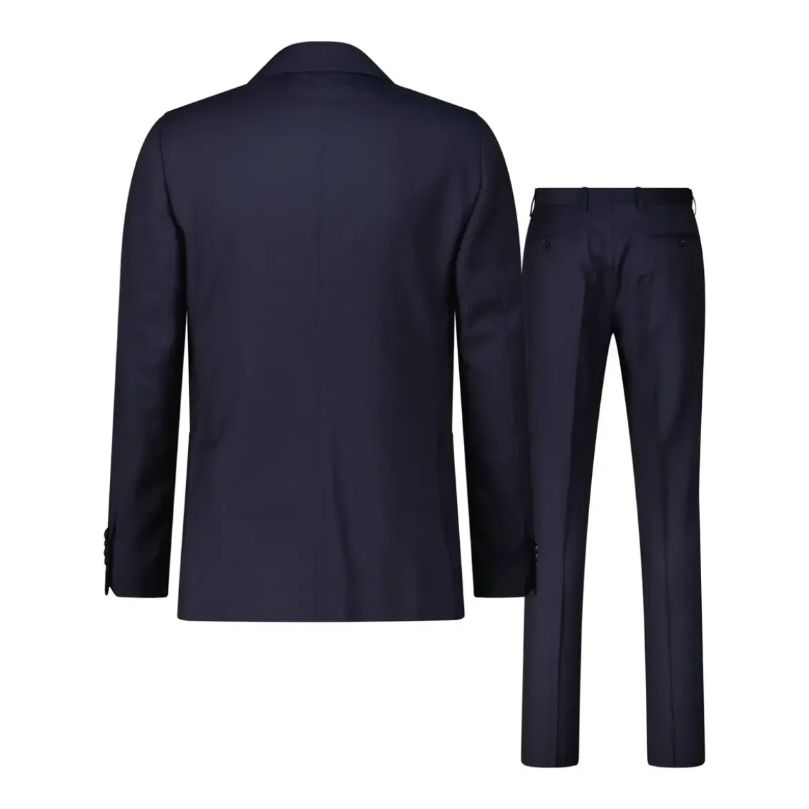Lardini Zweiteiliger Anzug aus Schurwolle blau Hosenanzug