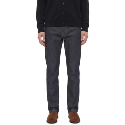 Lemaire Straight-Fit Jeans aus Baumwolle grau Stoffhose