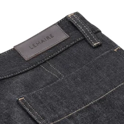 Lemaire Straight-Fit Jeans aus Baumwolle grau Stoffhose
