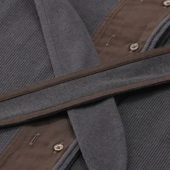 Lemaire T-Shirt mit Bindedetail grau T-Shirt