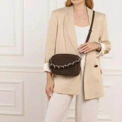 LES VISIONNAIRES Emily Chain Pecan Camera Bag