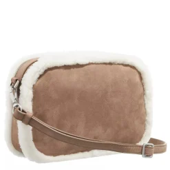 LES VISIONNAIRES Lola Teddy Hazelnut Crossbody Bag