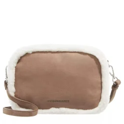 LES VISIONNAIRES Lola Teddy Hazelnut Crossbody Bag