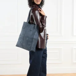 Liebeskind Berlin Amy Suede Vegan Peacoat Tote