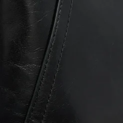 Liebeskind Berlin Chudy Paper Touch Crinkle Black Tote