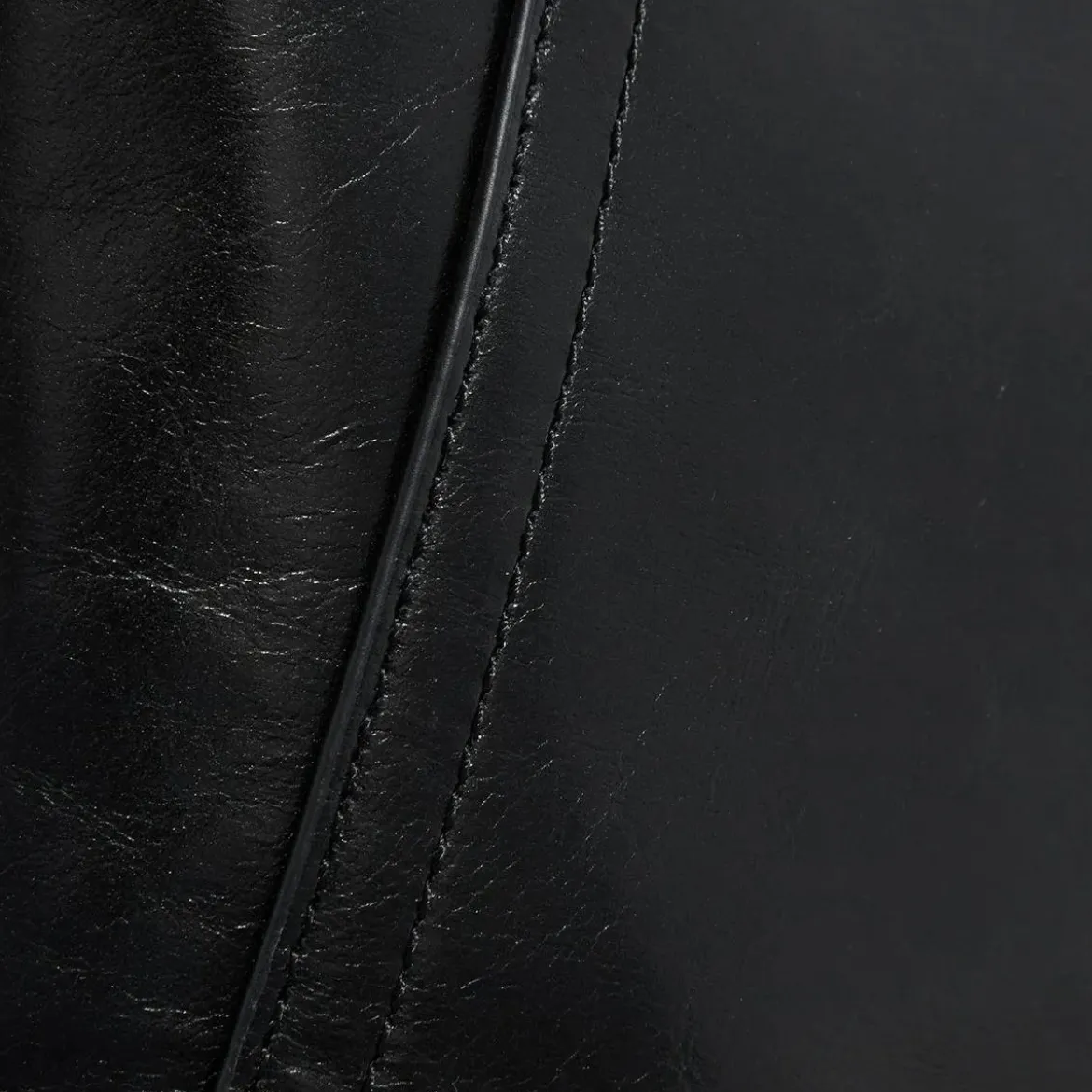 Liebeskind Berlin Chudy Paper Touch Crinkle Black Tote
