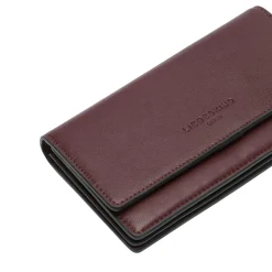 Liebeskind Berlin Ecom 511 Slam Vintage Goat Pomegranate Portemonnaie mit Zip-Around-Reißverschluss