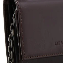 Liebeskind Berlin Malia Wallet L Lack Distressed Burgundy Wallet On A Chain