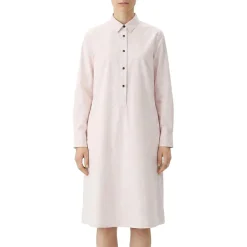 Lis Lareida Blusenkleid in Midi-Länge pink Hemdblusenkleid