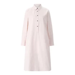Lis Lareida Blusenkleid in Midi-Länge pink Hemdblusenkleid