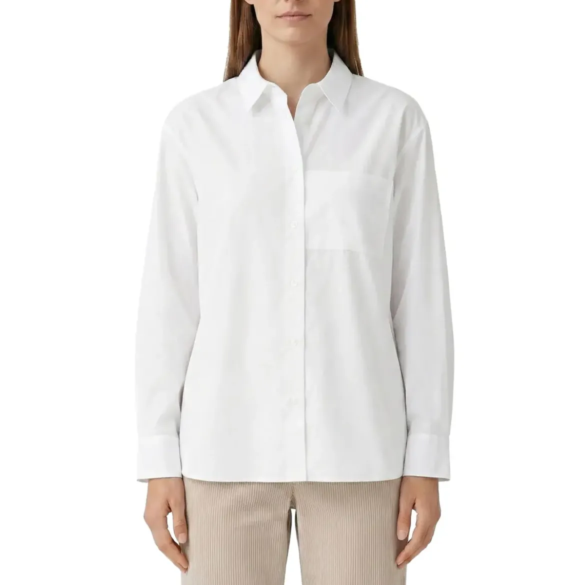 Lis Lareida Hemdbluse Lenon weiß Bluse