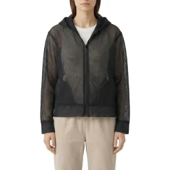 Lis Lareida Jacke aus Mesh schwarz Übergangsjacke