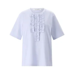 Lis Lareida T-Shirt Marylou mit Rüschen blau T-Shirt