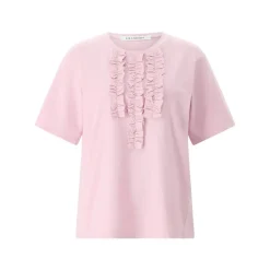 Lis Lareida T-Shirt Marylou mit Rüschen blau T-Shirt