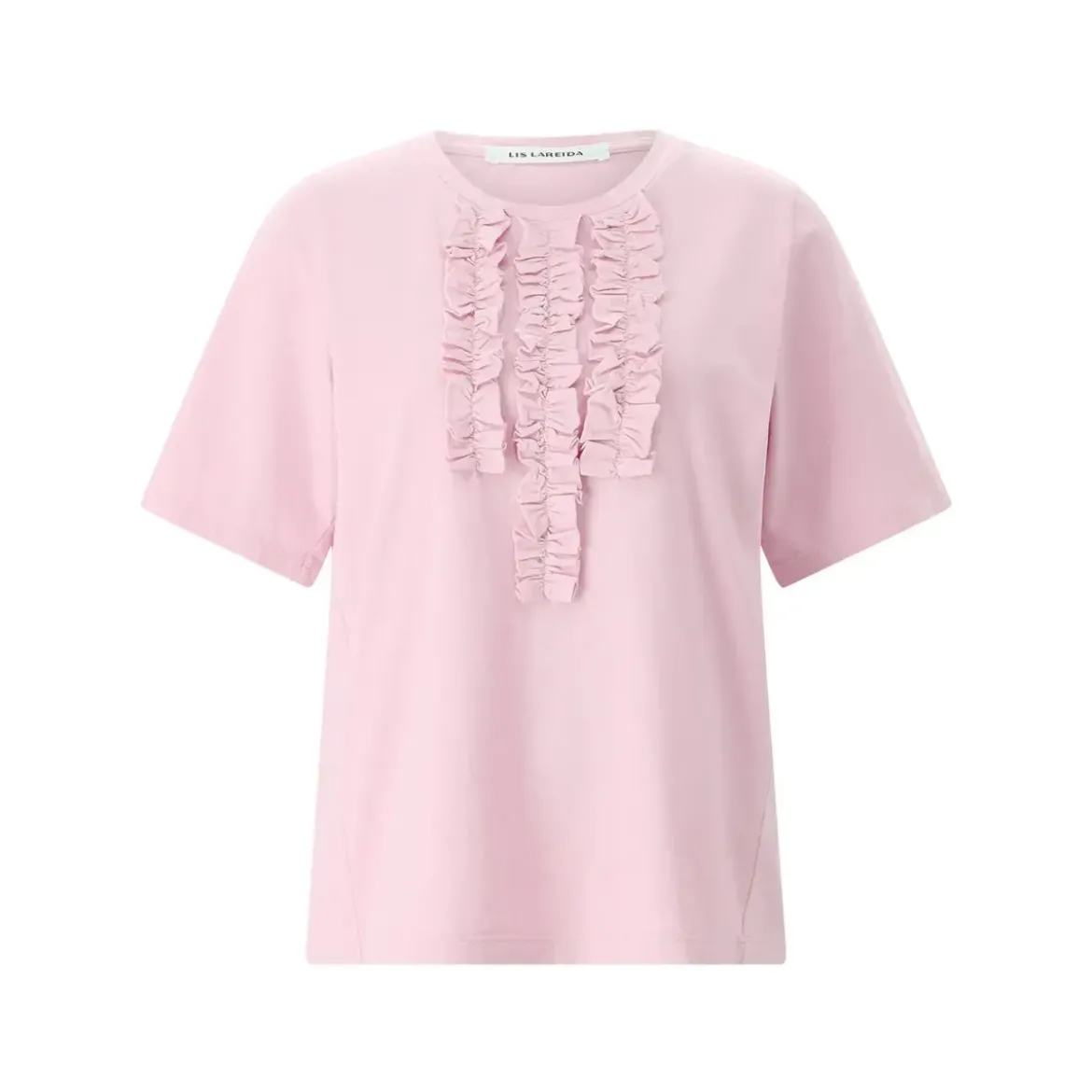 Lis Lareida T-Shirt Marylou mit Rüschen blau T-Shirt