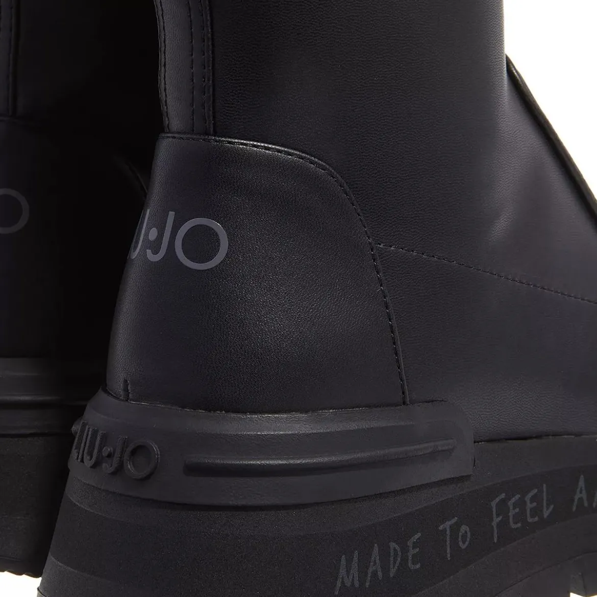 LIU JO Amazing 22 Mid Sneaker Stretch Spreading Black Stiefeletten