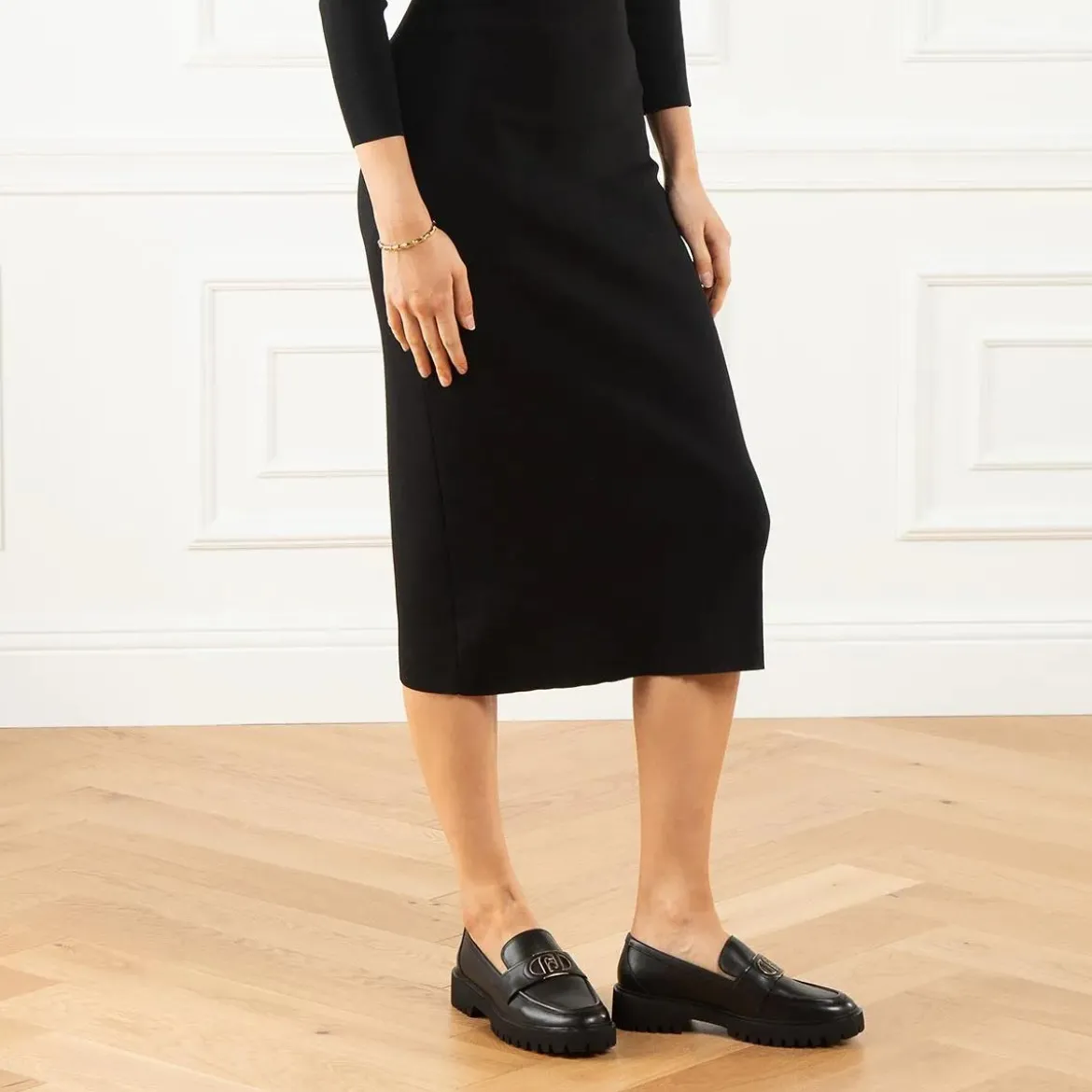 LIU JO Cora 12 Calf Black Loafer