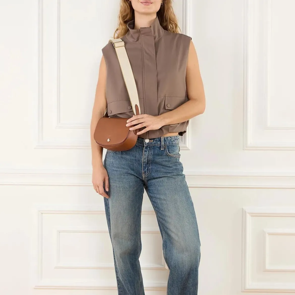 Longchamp Epure Timeless Crossbody bag S Cognac Crossbody Bag