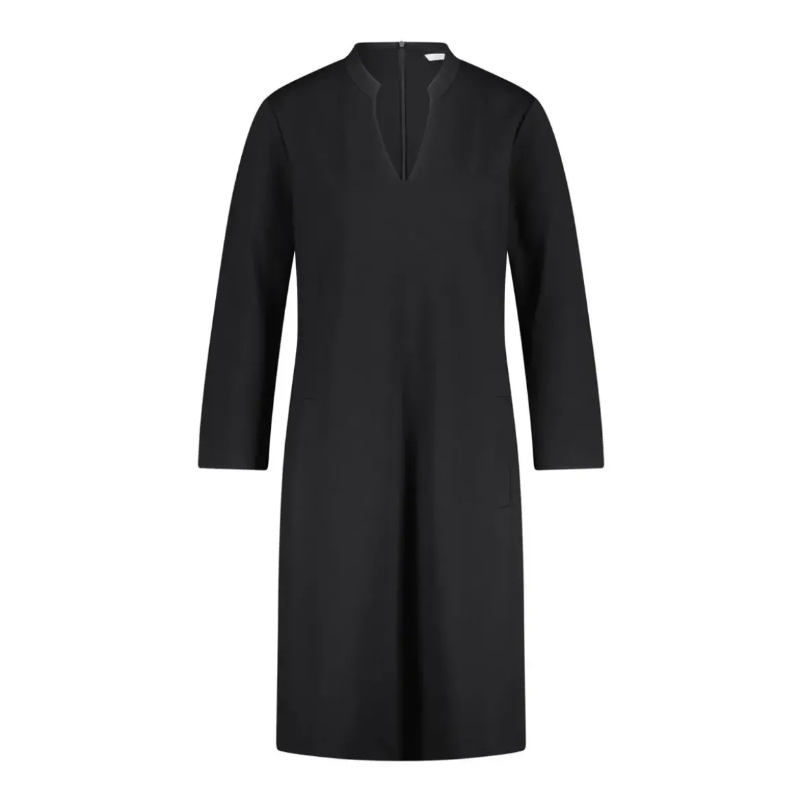 Louis and Mia Midikleid aus Viskose-Jersey Schwarz Midikleid