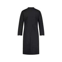 Louis and Mia Midikleid aus Viskose-Jersey Schwarz Midikleid