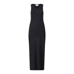 LouLou Maxikleid Myron aus Woll-Mix Schwarz Maxikleid