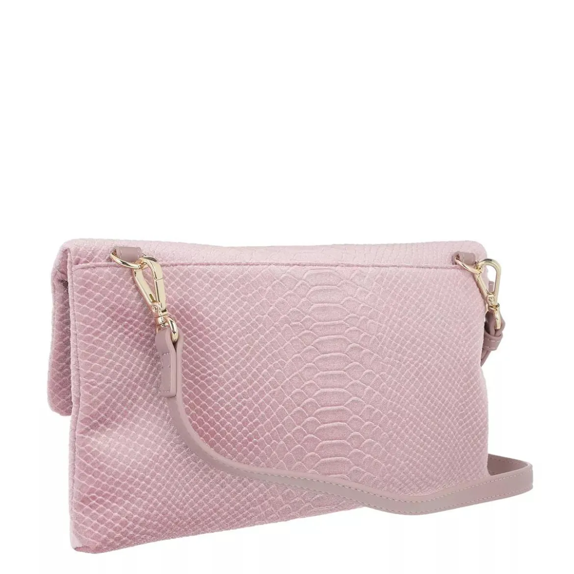 Love Moschino Borsa Velluto St.AnacondaRosa Crossbody Bag