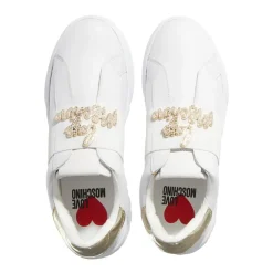 Love Moschino Sneakers Donna Bianco+Platino Low-Top-Sneaker