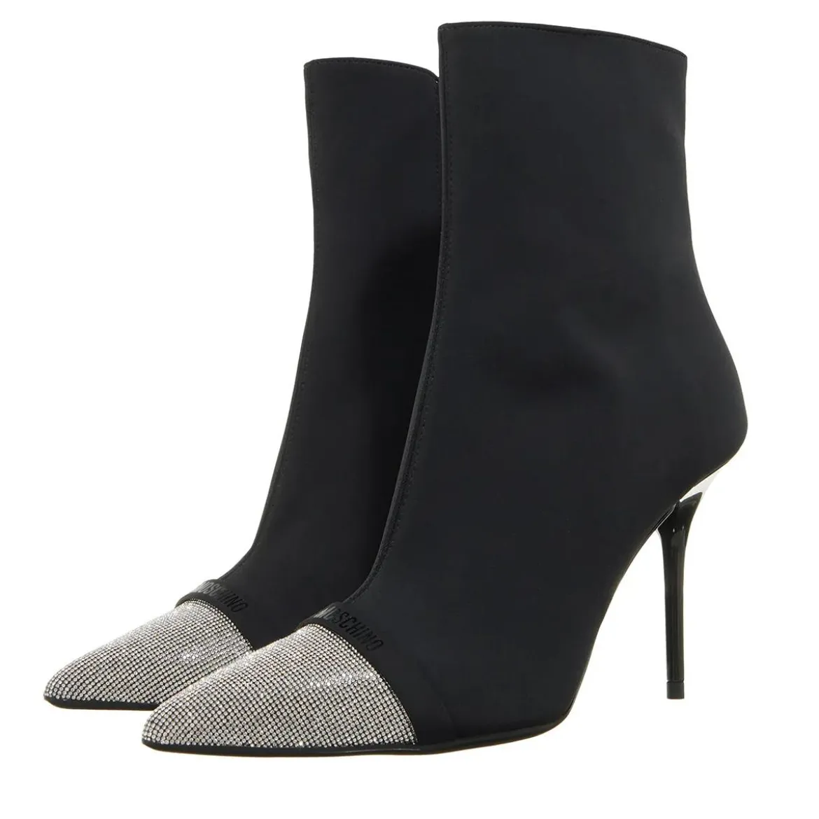 Love Moschino Sparkling Toe Scarponcino Donna Nero Stiefeletten