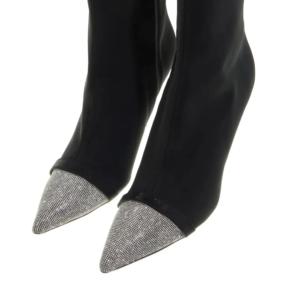 Love Moschino Sparkling Toe Scarponcino Donna Nero Stiefeletten