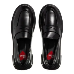 Love Moschino Square Love Scarpa Donna Nero Loafer
