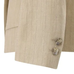 Luisa Cerano Blazer aus Leinen-Mix braun Blazer