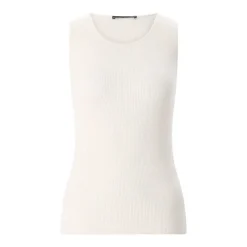 Luisa Cerano Geripptes Top weiß Top