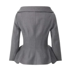 Magda Butrym Blazer aus Schurwolle grau Blazer