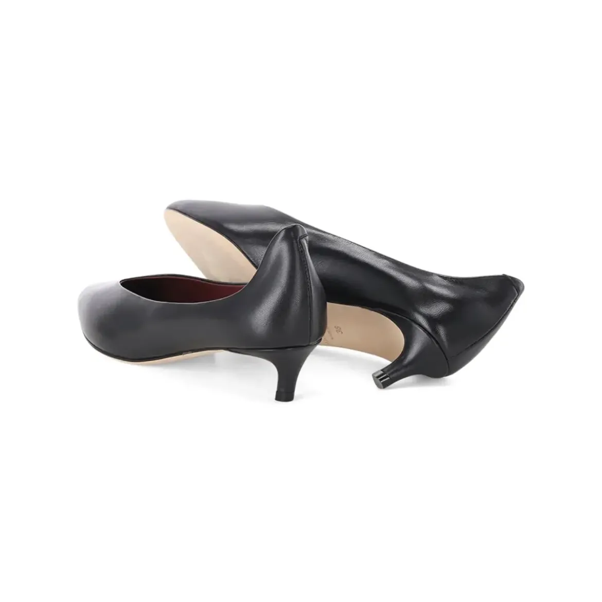 Magda Butrym Pumps aus Leder schwarz Pumps