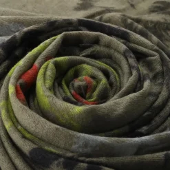 Mala Alisha Tuch Botanica aus Kaschmir grün Leichter Schal